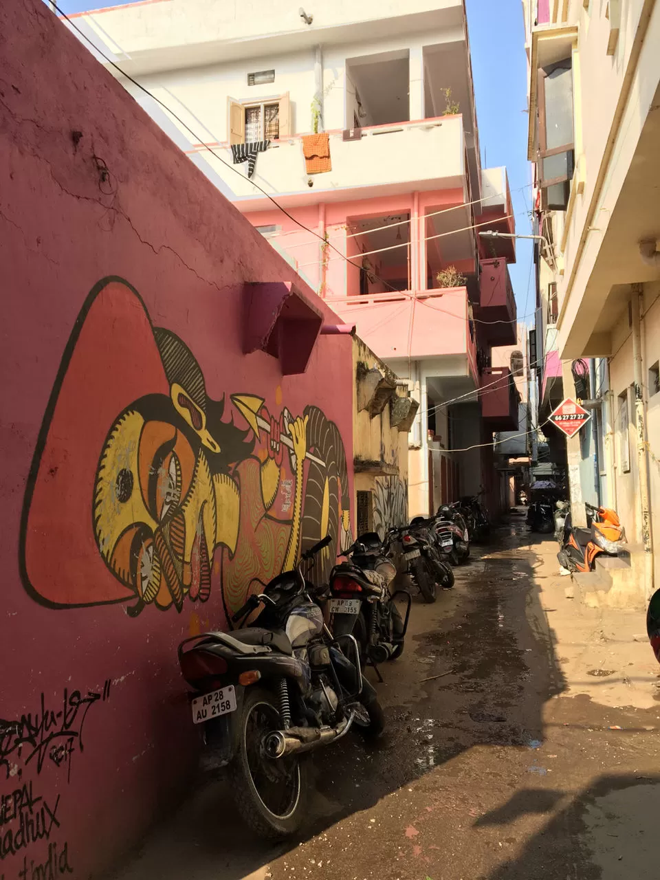 Photo of MS Maqta Art District, Blue Chowk, Unnamed Road, Phase 1, MS Maqta, Khairatabad, Hyderabad, Telangana, India by Bhargavi Sri