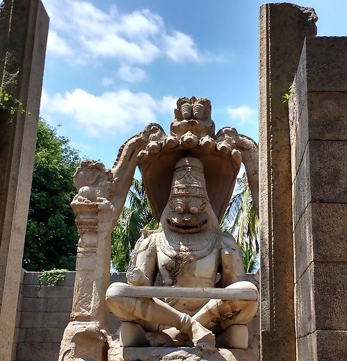 Photo of Ugra Narashimha, Hampi, Karnataka, India by Damini