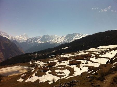 Photo of Visions in white. A day trek in Auli