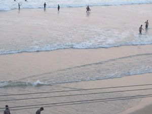 Kerala "God's own country": Kovalam beach.