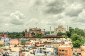 Thumping into Agra