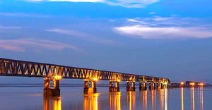 India's longest railroad bridge is finally ready to be launched after 21 years!