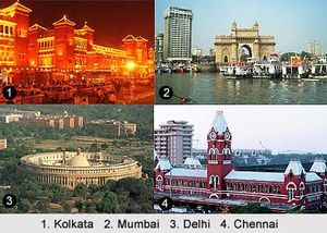 The Four Metro Cities to See in India