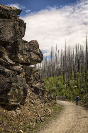 Cycling Myra Canyon