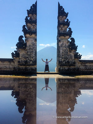 The truth behind 2018’s Instagram favourite photos at the Gates of Heaven #baliinphotos