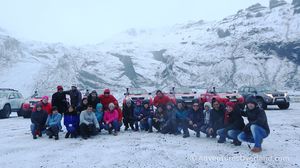 Snow Drive in Iceland