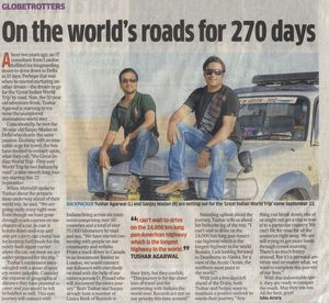 A quick drive around the world – 50 countries, 6 continents, 90000 kms!