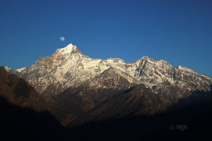 The warmth of friendship on the snow clad slopes of Kuari Pass