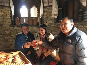 The capital city of Bhutan - Thimpu
