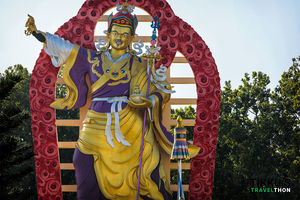 A Walk around the Buddha Temple, Dehradun