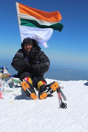 Amputee Mountaineer Sets a World Record Again By Climbing Mount Aconcagua in Argentina!