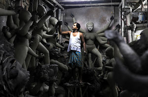 A notepad and Kumartuli