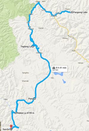 80 kms Night Ride from Pang to Sarchu