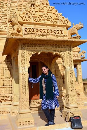 The Thar Trek- in the dunes ,on the camel