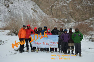 Chadar Trek in Leh 2016