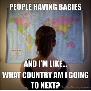What goes on in the mind of a travel lover!