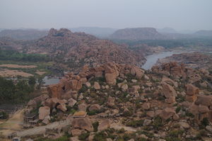 Sunrise at Matanga hill, Hampi