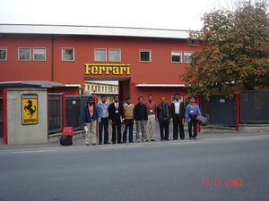A day in Ferrari factory Maranello, Italy.