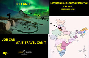 Iceland - Indian Boy Dream of Northern Lights