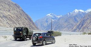 The Siachin Glacier Drive in my 40 Days old Car
