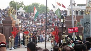 A Peep Into Pakistan - at the Attari-Wagah Border