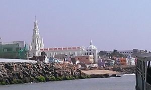 The edge of India