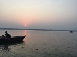 Waking up to the Ganges in Varanasi