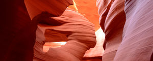 Nature's work of art at Antelope Canyons