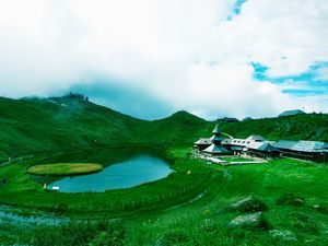 Seasonal contrasts of Prashar lake Mandi