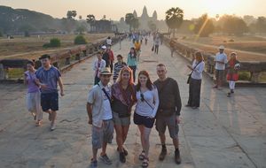 Visit of Angkor Wat, Cambodia