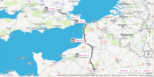 London To Paris Bike Ride -300 Miles over 4 Days