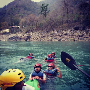 How I had a narrow escape while white water rafting at Rishikesh