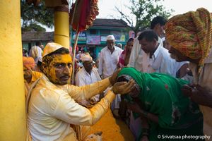 HALDI FESTIVAL OF THE SHEPHERD COMMUNITY , PATTAN KODOLI, MAHARASTRA
