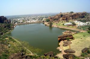 Out into the Badami sun