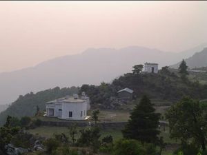 George Everest's : A man's living room view now turned tourist spot.