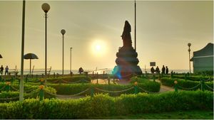 Mon voyage à la ville française -Pondicherrry