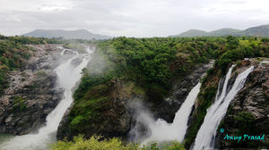 A BikeTrip to Shivanasamudram, Chunchi Falls and Sangama in Monsoon