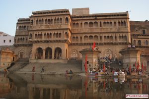An evening in Vrindavan