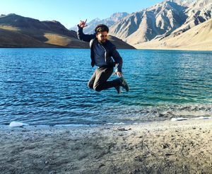 Chandratal- The Moon Lake (14107.61FT above sea level)