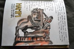 Travel Sketching at Hampi