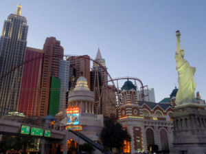 Modern Las Vegas and Old Western Deadwood