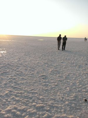 At the white salt desert ..banjara style