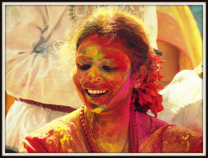 Basanta utsav and holi at shantiniketan
