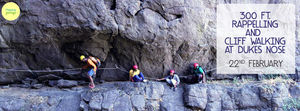 300 ft. Rappelling & Cliff Walking at Dukes Nose !