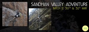 120ft Rappelling and Exploring Sandhan Valley (Batch 1) on 16th and 17th May 2015 !