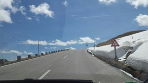 Breathtaking drive through Grossglockener Alpine road in Austria
