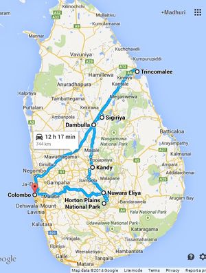 (Almost) Around Sri Lanka in 4 Days!