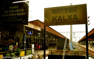 Whistling through the woods in a Time Machine-the train from Kalka to Shimla