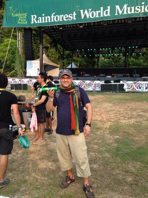 Rainforest world music festival, Sarawak 2014