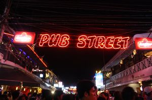 Ladyboy show at Pub Street, Siem Reap